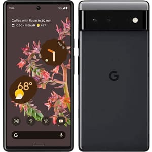 Unlocked Google Pixel 6 128GB 5G Smartphone for $218