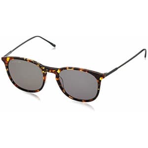 Lacoste Men's L879S Oval Sunglasses, Havana/Solid Green, 52 mm for $78 Lacoste Men's L879S Oval Sunglasses, Havana/Solid Green, 52 mm for $78