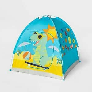 Sun Squad Dino Print Kids' Play Tent for $5.99 in cart