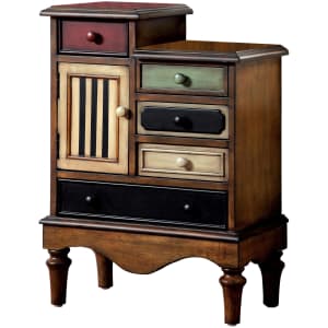 Venetian Worldwide Neche 5-Drawer Accent Chest for $293 Venetian Worldwide Neche 5-Drawer Accent Chest for $293