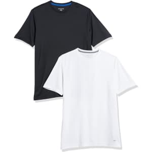 Amazon Essentials Men's Active T-Shirt 2-Pack for $14 w/ Prime