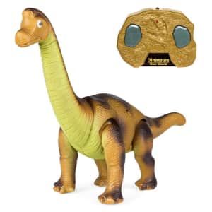 Best Choice 17.5" Remote Control Stomping and Roaring Dinosaur for $23