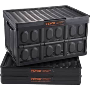 Vevor 45L Collapsible Storage Bin 3-Pack for $28