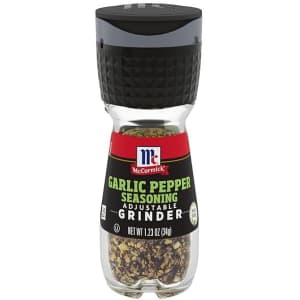 McCormick Garlic Pepper 1.23-oz. Seasoning Grinder for $1.14 via Sub. & Save