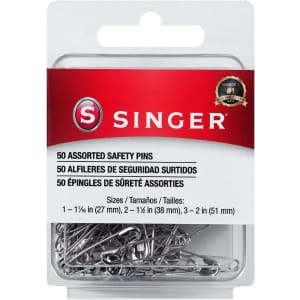 Singer Safety Pins 50-Pack for $2