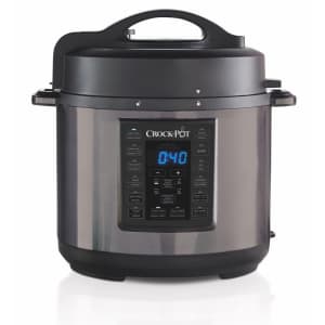 Crock-Pot 6-Quart 8-in-1 Multi-Use Express Crock Programmable Pressure Cooker for $50 Crock-Pot 6-Quart 8-in-1 Multi-Use Express Crock Programmable Pressure Cooker for $50