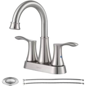 Parlos 2-Handle Bathroom Faucet w/ Pop-up Drain for $37 Parlos 2-Handle Bathroom Faucet w/ Pop-up Drain for $37