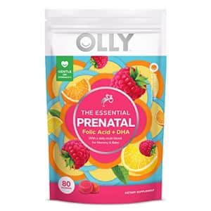 OLLY Prenatal Multivitamin Gummy, Supports Healthy Growth and Brain Development, Folic Acid, for $31