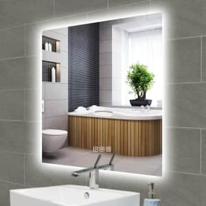 ImageYou 24x32" Backlit Anti-Fog LED Bathroom Mirror for $90