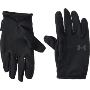 Under Armour Men's Storm Run Liner Gloves (Large) for $7