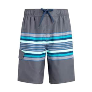 Kanu Surf Men's Standard Wade Swim Trunks (Regular & Extended Sizes), Orbit Charcoal for $25