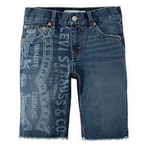 Levi's Boys' 511 Slim Fit Denim Shorts, Guernica, 6 for $22