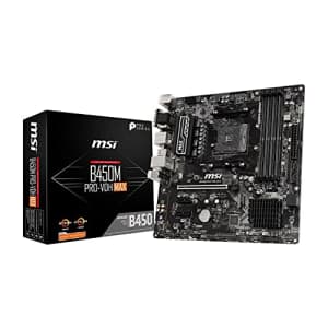 MSI ProSeries AMD Ryzen 2ND and 3rd Gen AM4 M.2 USB 3 DDR4 D-Sub DVI HDMI Micro-ATX Motherboard for $70
