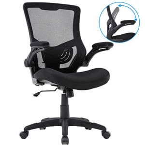 BestOffice Home Office Chair Mesh Desk Chair Computer Chair with Lumbar Support Flip Up Arms Ergonomic Chair for $158