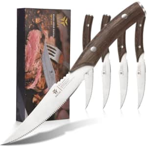 Extte Steak Knives Set for $12