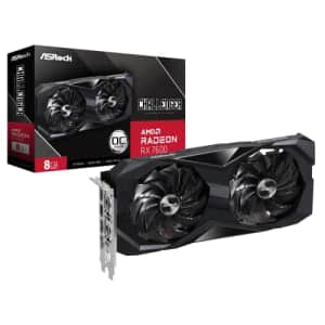 ASRock RX7600 CL 8GO AMD Radeon RX 7600 Challenger 8GB OC Graphics Card for $295