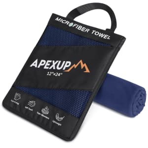 Apexup 24" x 12" Microfiber Travel Towel: $5.59 Apexup 24" x 12" Microfiber Travel Towel: $5.59