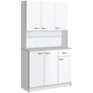 Homcom 71" Freestanding Buffet with Hutch for $221