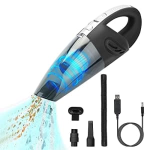 KOCASO Portable Handheld Vacuum Cleaner Automative Vacuum Cordless Rechargeable with High Power and for $35 KOCASO Portable Handheld Vacuum Cleaner Automative Vacuum Cordless Rechargeable with High Power and for $35