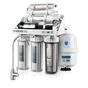Ukoke 6-Stage Reverse Osmosis Water Filtration System w/ Pump for $119