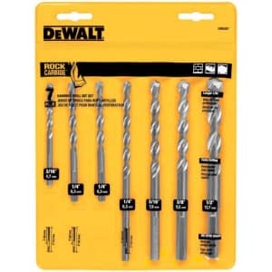 DeWalt 7-Piece Masonry Drill Bit Set for $21 for members DeWalt 7-Piece Masonry Drill Bit Set for $21 for members