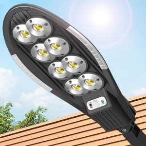 A-Zone 200W Solar Outdoor Light for $90