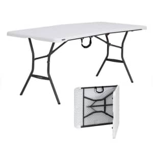 Lifetime 6-Foot Fold-in-Half Table for $40 for members