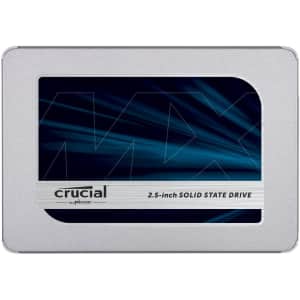 Crucial MX500 1TB SATA 6Gbps Internal SSD for $80