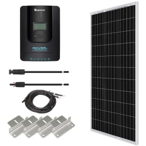 Renogy 100W 12V Monocrystalline Solar Starter Kit w/ 40A MPPT Charge Controller for $277 Renogy 100W 12V Monocrystalline Solar Starter Kit w/ 40A MPPT Charge Controller for $277