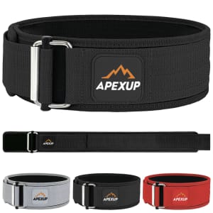 Apexup 4" Weight Lifting Belt for $15 Apexup 4" Weight Lifting Belt for $15