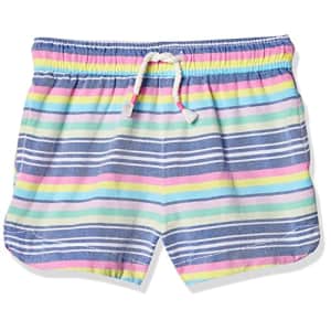OshKosh B'Gosh Osh Kosh Girls' Little Sun Shorts, Multi/Stripe, 4-5 for $13
