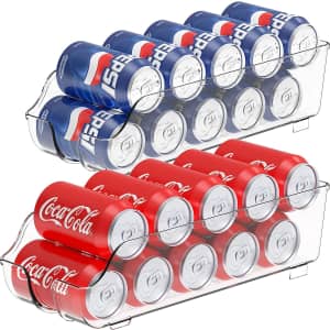 SimpleHouseware Simple Houseware Soda Can Fridge Organizer 2-Pack for $10