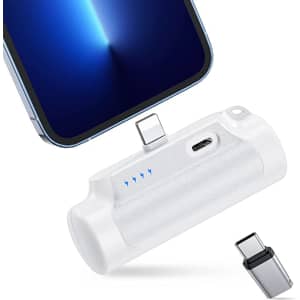 Abnoys 8,000mAh Mini USB-C Portable Battery Pack for $20