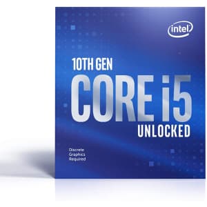 10th-Gen. Intel Core i5-10600KF Comet Lake Desktop CPU for $110