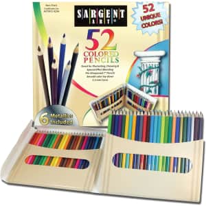 Sargent Art Colored Pencil 52-Pack for $12