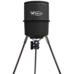 Wildgame Innovations Sports & Outdoors 30-Gallon Quick Set Game Feeder for $59