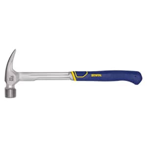 IRWIN Hammer, Rip Claw Hammer, Ergonomic Textured Grip, 22 OZ (IWHT51222) for $15