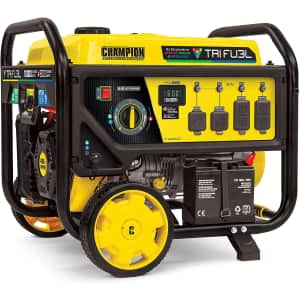Champion Power Equipment 10,000/8,000W TRI Fuel Portable Natural Gas Generator for $1,201