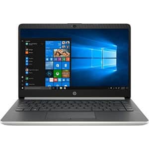 HP Newest 2019 Flagship 14" Laptop Intel Pentium Gold 4GB Ram 128GB SSD Ash Silver Keyboard Frame for $260