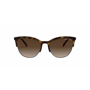 A|X Armani Exchange Women's AX4083S Round Sunglasses, Havana/Brown Gradient, 54 mm for $97 A|X Armani Exchange Women's AX4083S Round Sunglasses, Havana/Brown Gradient, 54 mm for $97
