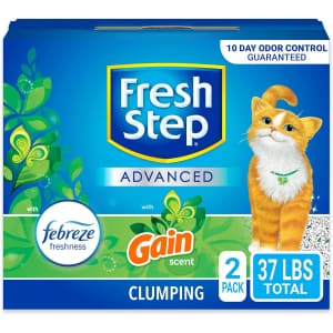 Fresh Step Clumping Cat Litter 37-lbs. for $13 w/ Prime + Sub & Save Fresh Step Clumping Cat Litter 37-lbs. for $13 w/ Prime + Sub & Save
