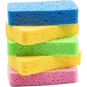 Temede Large Cellulose Sponge 5-Pack for $7.19 via Sub & Save