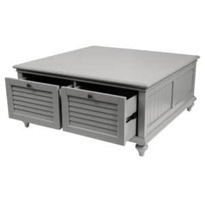 Home Decorators Collection Hamilton 40" Square 4-Drawer Storage Coffee Table for $310