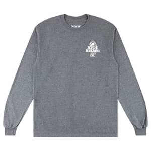 Metal Mulisha Men's Remnant Long Sleeve T-Shirt, Charcoal Heather Gray, Small for $28