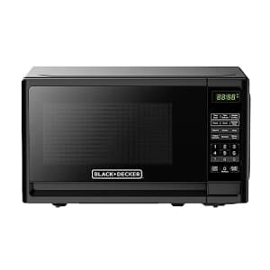 Black + Decker BLACK+DECKER Countertop 0.7 Cu. Ft. 700 Watts Compact Microwave Oven with LED Lighting, Child Lock for $92 Black + Decker BLACK+DECKER Countertop 0.7 Cu. Ft. 700 Watts Compact Microwave Oven with LED Lighting, Child Lock for $92