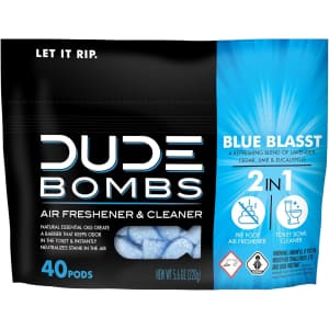 Dude Bombs Toilet Stank Eliminator 40-Pack for $9.49 w/ Sub & Save