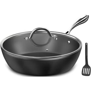 Cooker King 11" Deep Non stick Frying Pan with Lid for $67