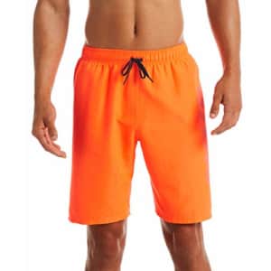 Nike Swim Men's Logo Volley Short Swim Trunk, Total Orange rift, Medium for $50 Nike Swim Men's Logo Volley Short Swim Trunk, Total Orange rift, Medium for $50