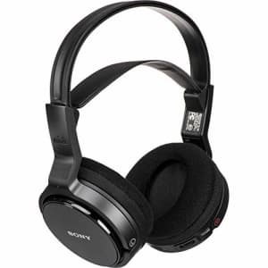 Sony MDR-RF912RK Over-Ear Wireless Radio Frequency Stereo TV Headphone System with 40mm Drivers, for $79