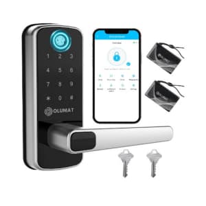 Olumat Keyless Entry Smart Fingerprint Door Lock for $51